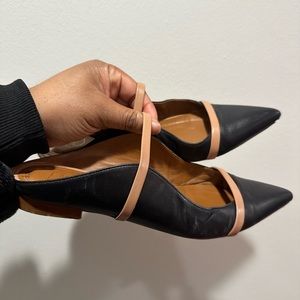 MALONE SOULIERS Leather Maureen Mules US SIZE 8, made in Italy